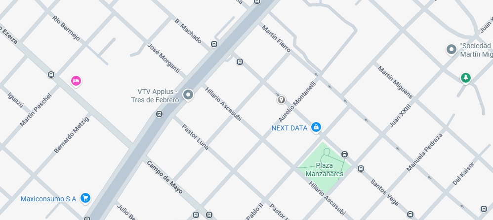 Mapa de ubicación de Uppercut Gym en Villa Bosch